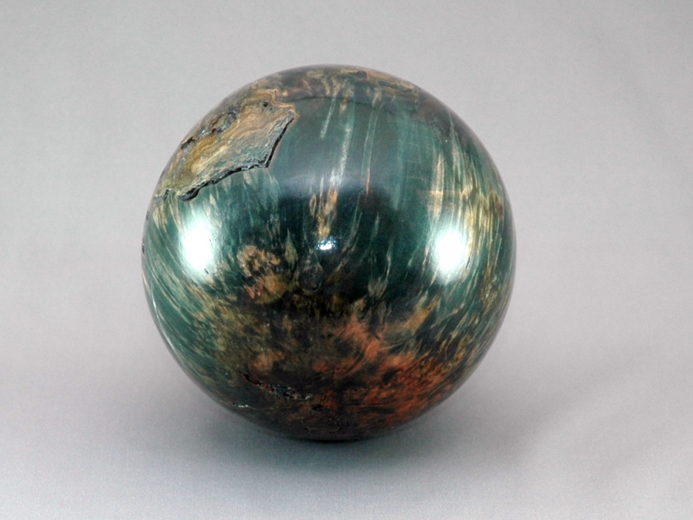 Dyed Elm Burl Ball